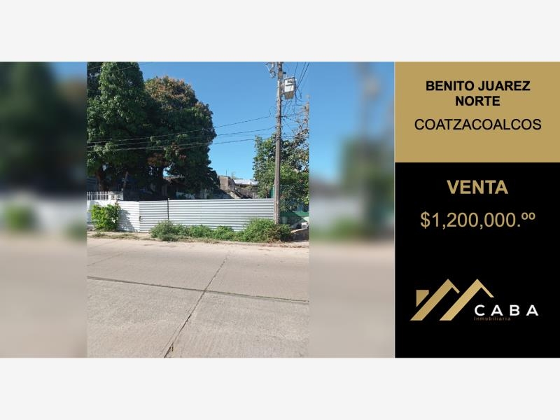 Foto 0 de Terreno en venta en Benito Juarez Norte, Coatzacoalcos, Veracruz de Ignacio de la Llave | ID mx22-mh8942 | Nocnok