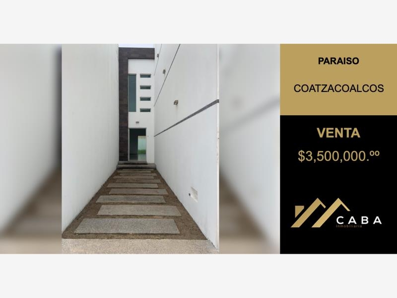 Foto 0 de Casa en venta en Paraiso Coatzacoalcos, Coatzacoalcos, Veracruz de Ignacio de la Llave | ID mx22-mi8521 | Nocnok