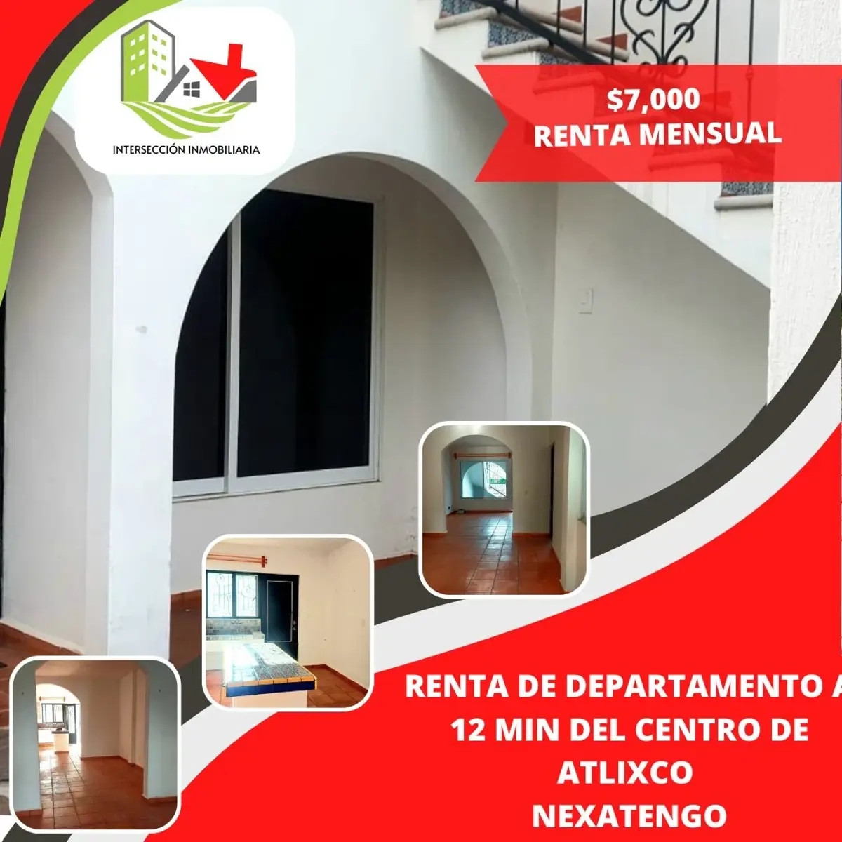 Foto 0 de Departamento en renta en Emiliano Zapata Nexatengo, Atlixco, Puebla | ID mx24-lo8882 | Nocnok