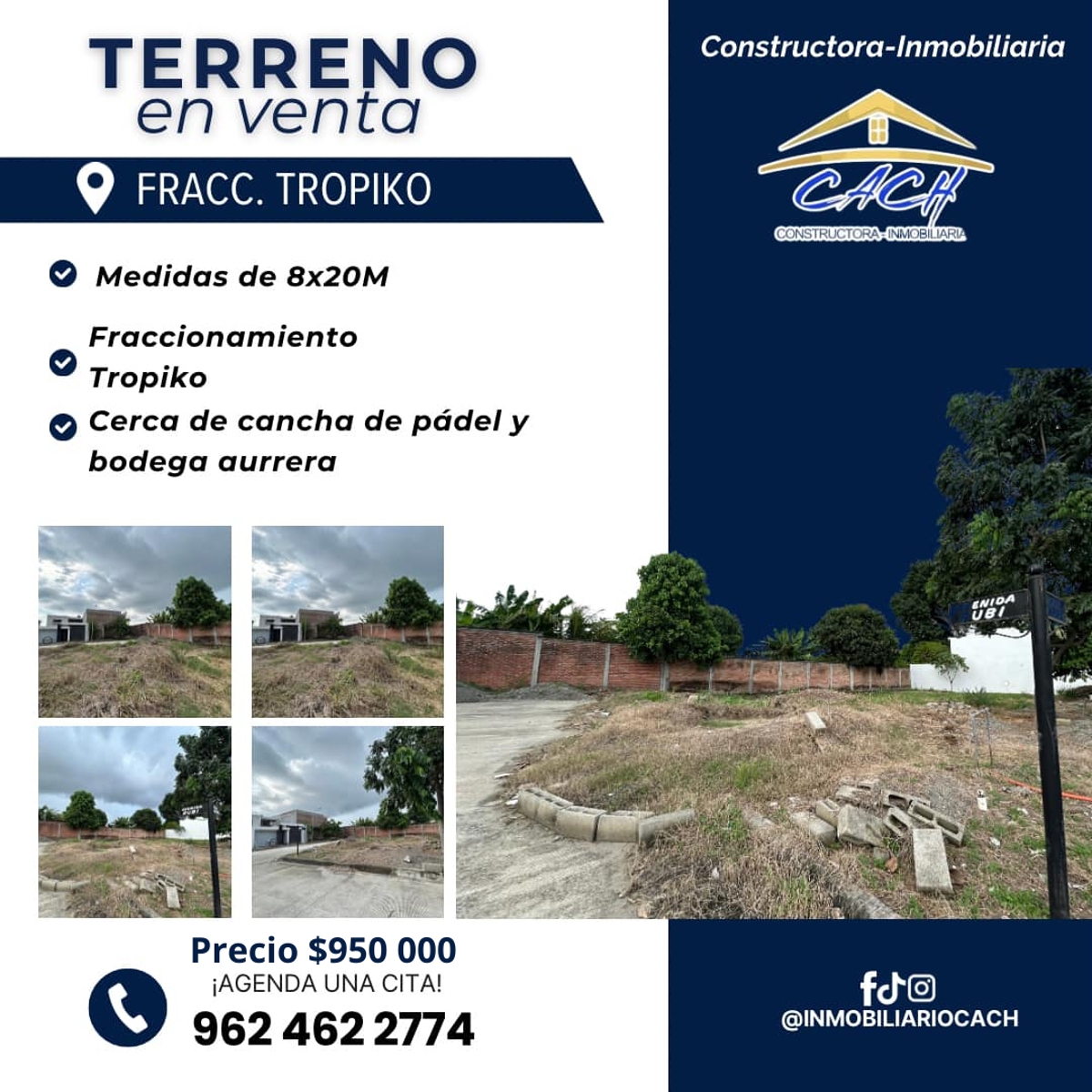 Foto 0 de Terreno en venta en Buenos Aires, Tapachula, Chiapas | ID mx25-hs4502 | Nocnok
