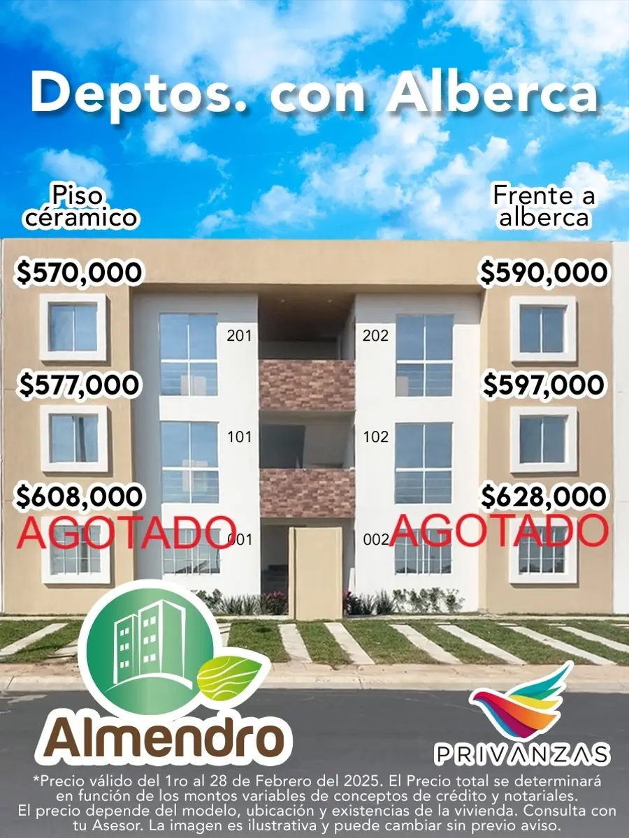 Foto 0 de Departamento en venta en Privanzas, Veracruz, Veracruz de Ignacio de la Llave | ID mx20-jh6550 | Nocnok