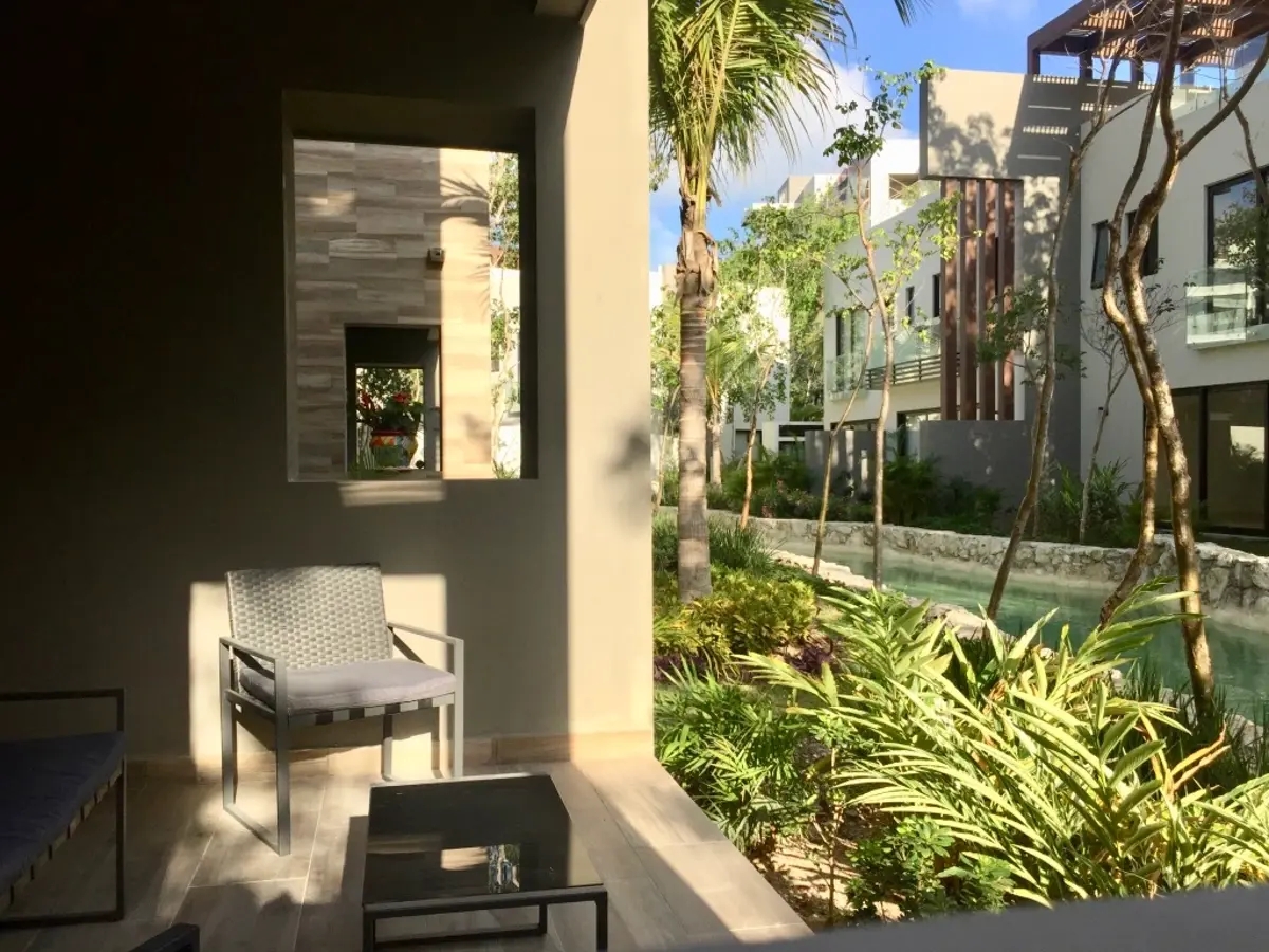 Foto 0 de Departamento Planta Baja · Vista a la Laguna · Ciudad Mayakoba Playa del Carmen ·Amueblado · 100m2 | ID mx25-dd10032 | Nocnok