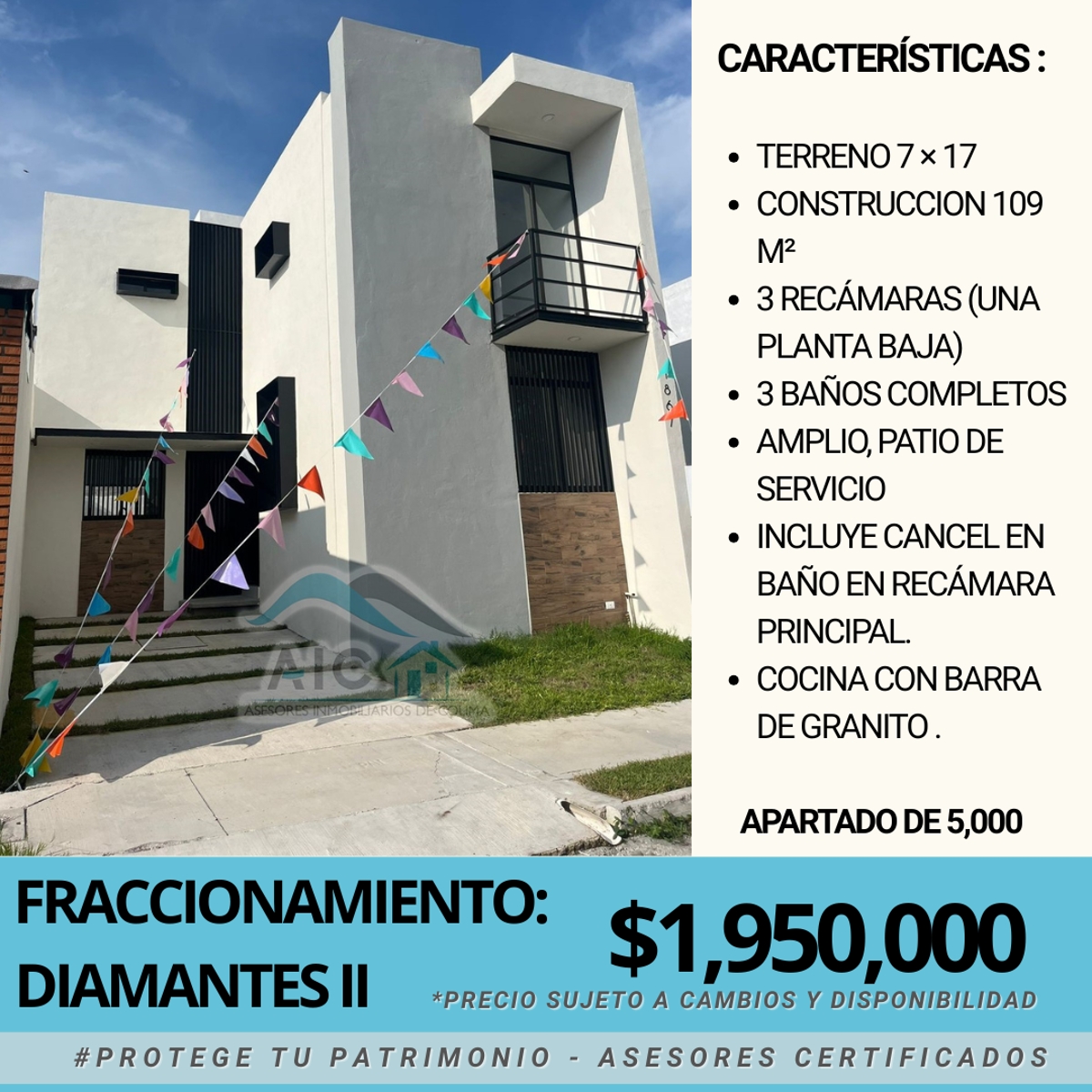Foto 0 de Casa en venta en Diamantes, Colima, Colima | ID mx25-dz10029 | Nocnok