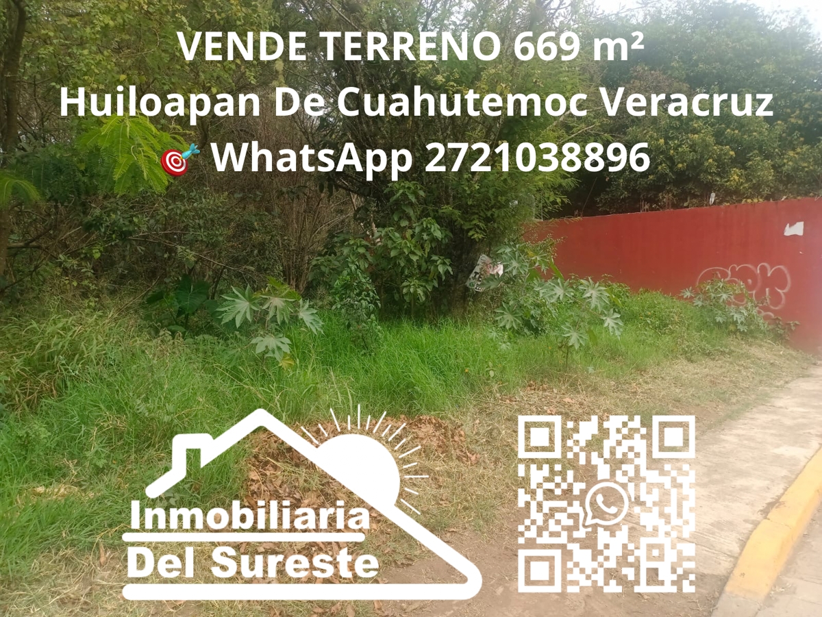 Foto 0 de VENDE TERRENO 669 m² Huiloapan De Cuahutemoc Veracruz Cp94780 | ID mx25-sw10149 | Nocnok