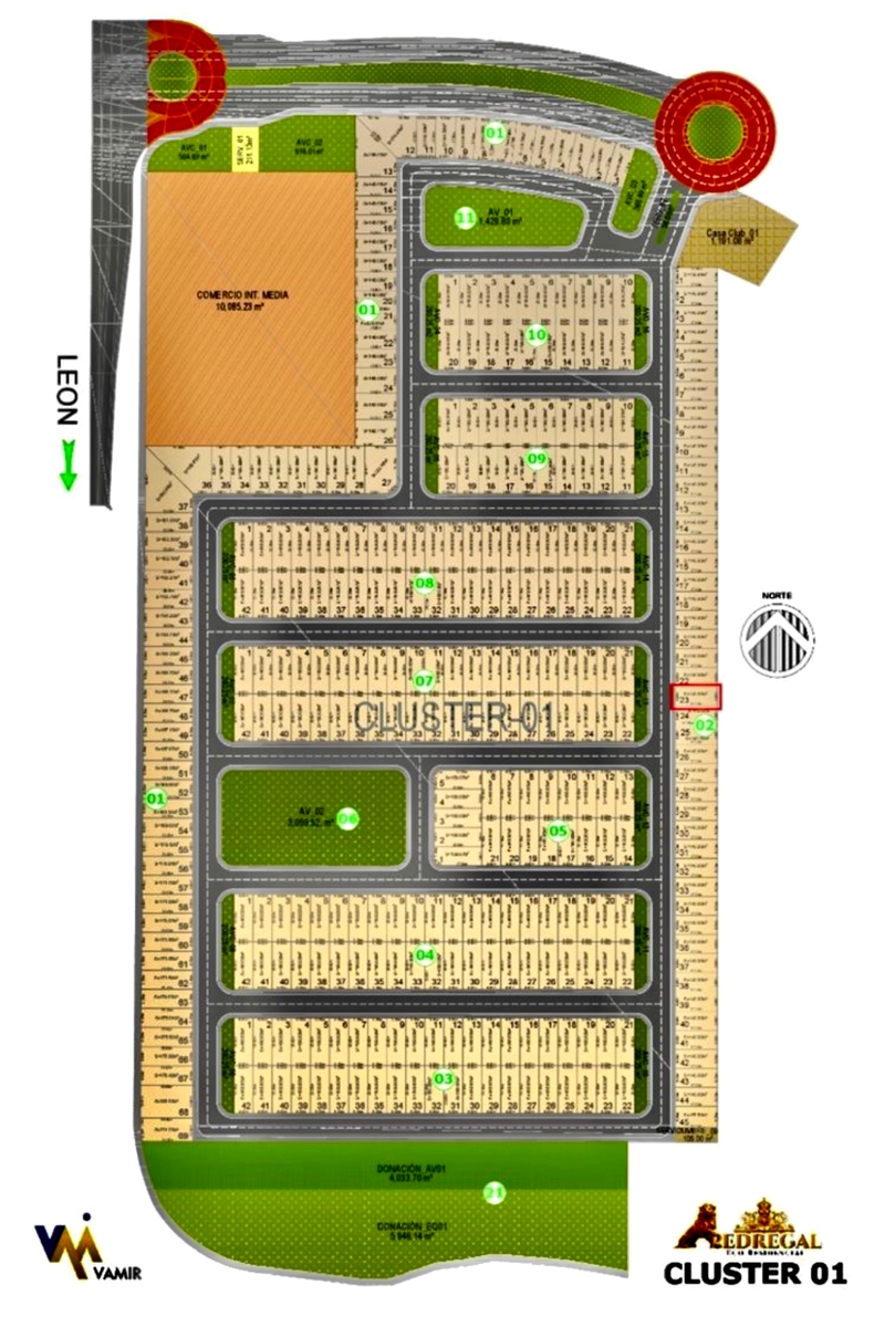 Foto 0 de EXCELENTE TERRENO EN VENTA EN PEDREGAL ECO RESIDENCIAL ZONA NORTE DE LEÓN, GTO.  DE 17.50 X 8 MTS | ID mx25-eu10108 | Nocnok