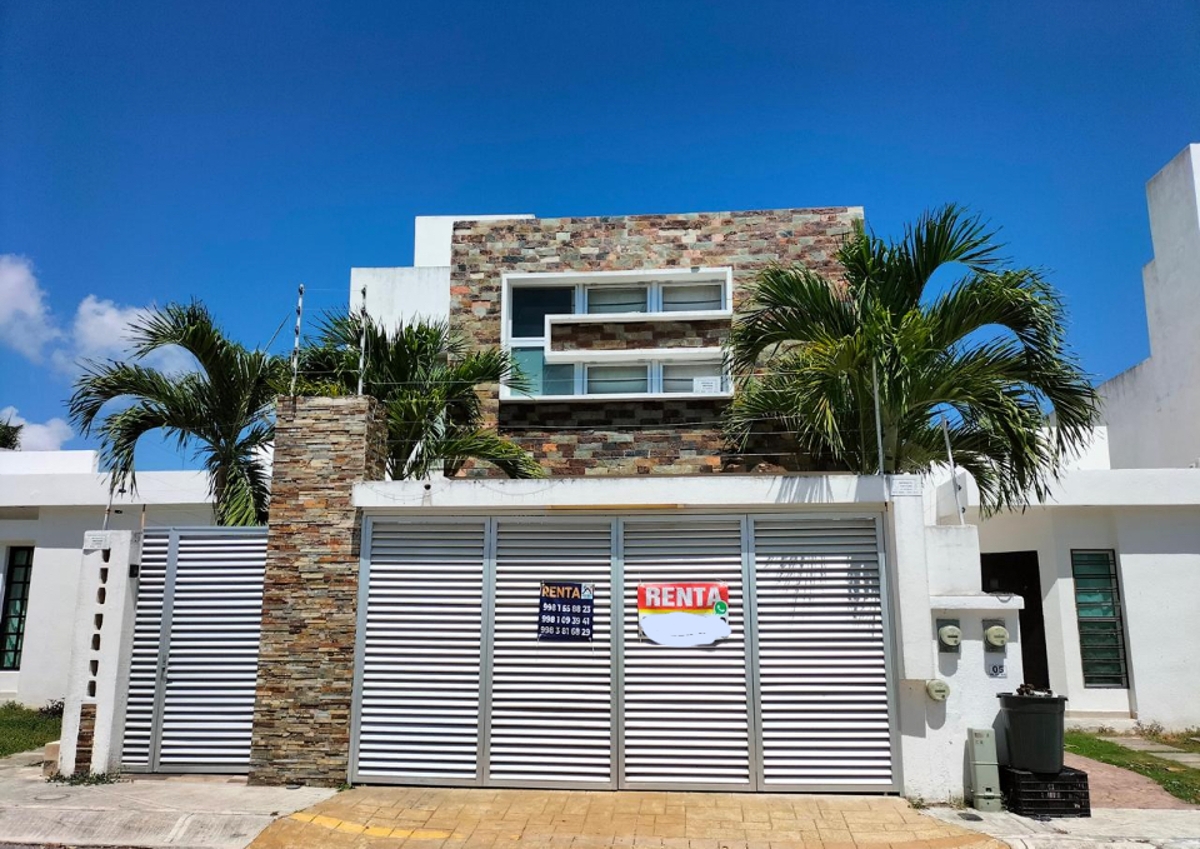 Foto 0 de Renta casa amueblada al sur de Cancún   5 recámaras | ID mx25-gt10293 | Nocnok