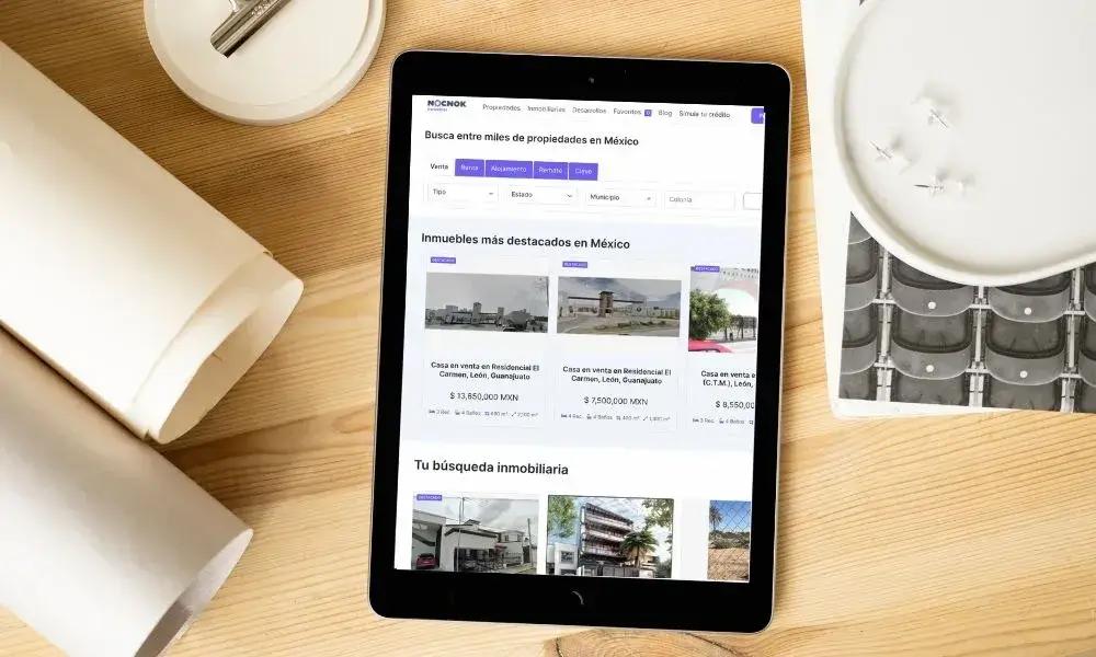 NOCNOK Inmuebles: Portal inmobiliario en México