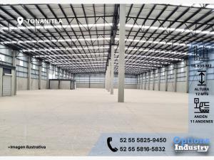 Nave en renta en Santa Maria Tonanitla, Tonanitla, México