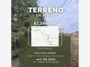 Terreno en venta en Pontezuelas, Charo, Michoacán de Ocampo