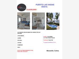 Departamento en venta en Las Hadas, Manzanillo, Colima