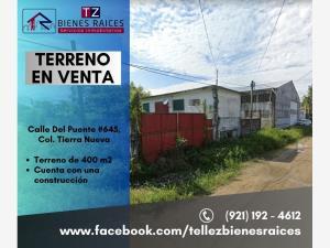 Terreno en venta en Tierra Nueva, Coatzacoalcos, Veracruz de Ignacio de la Llave