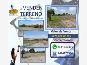 Terreno en venta en Tzicatlacoyan, Tzicatlacoyan, Puebla