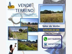 Terreno en venta en San Andres Ahuashuatepec, Tzompantepec, Tlaxcala