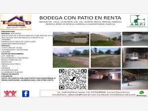 Bodega en renta en Quintin Arauz, Paraíso, Tabasco