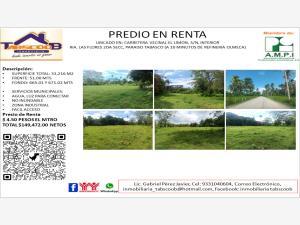 Terreno en renta en Las Flores 2da. Sección, Paraíso, Tabasco