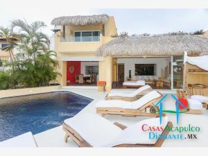Casa con alberca privada y vista al mar. Completamente reparada Casa con alberca privada y vista al mar. Completamente reparada