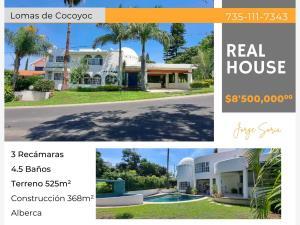 Casa en venta en Lomas de Cocoyoc, Atlatlahucan, Morelos