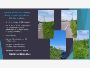 Terreno en venta en Anton Lizardo, Alvarado, Veracruz de Ignacio de la Llave