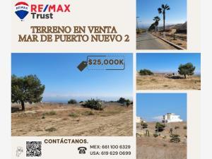Terreno en venta en Mar de Puerto Nuevo I, Playas de Rosarito, Baja California