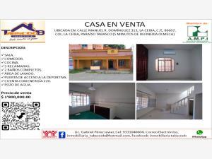 Casa en venta en La Ceiba, Paraíso, Tabasco