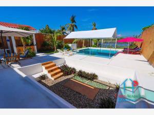 Casa en renta vacacional con 4 recámaras y terraza con alberca privada