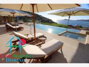 Casa en renta vacacional con alberca privada, palapa y preciosa vista al mar Casa en renta vacacional con alberca privada, palapa y preciosa vista al mar