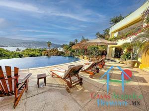 Casa en renta vacacional con vista al mar, alberca privada y lujo para disfrutar en grande Casa en renta vacacional con vista al mar, alberca privada y lujo para disfrutar en grande