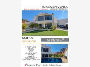 Casa en venta en Tehuixtlera, Yautepec, Morelos