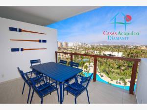 Departamento en renta vacacional. Con terraza y vista las áreas comunes Departamento en renta vacacional. Con terraza y vista las áreas comunes