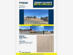 Terreno en renta en Quetzalcoatl, San Pedro Cholula, Puebla