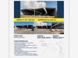 Bodega en venta en Real de Huejotzingo, Huejotzingo, Puebla