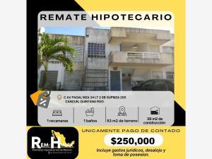 Departamento en remate en Cancún (Internacional de Cancún), Benito Juárez, Quintana Roo