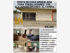 Casa en renta en Alejandro Briones, Altamira, Tamaulipas