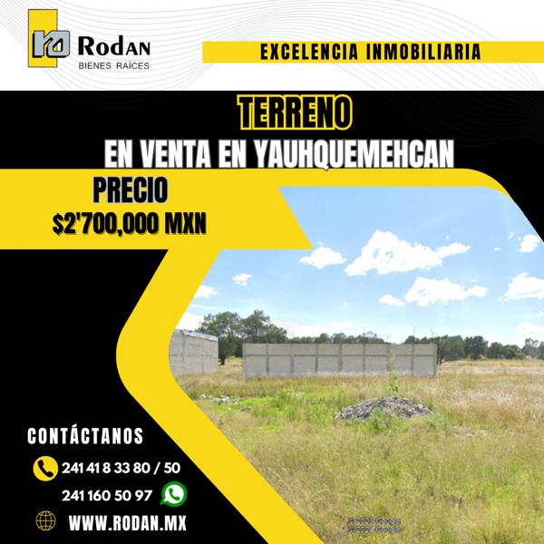 Terreno en venta en San Jose Tetel, Yauhquemehcan, Tlaxcala