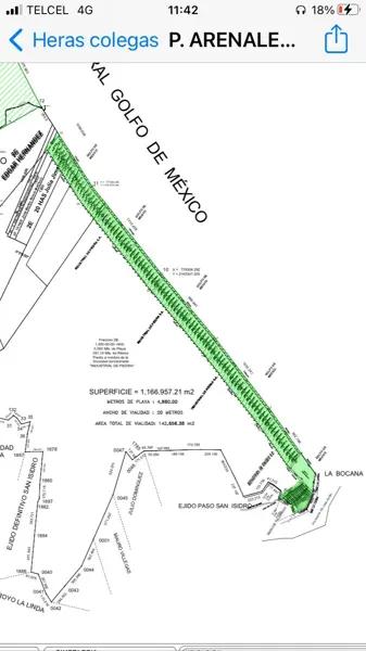 Terreno en venta en El Paraiso, Úrsulo Galván, Veracruz de Ignacio de la Llave