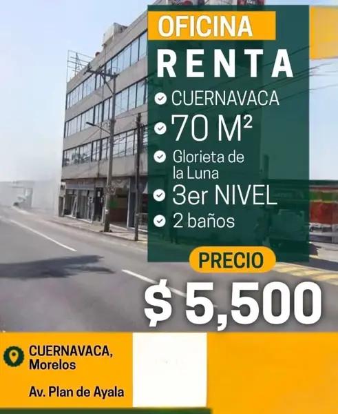 Oficina en renta en Cuernavaca Centro, Cuernavaca, Morelos