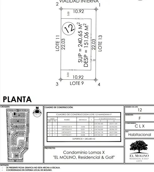 Terreno en venta en Paseos del Molino, León, Guanajuato