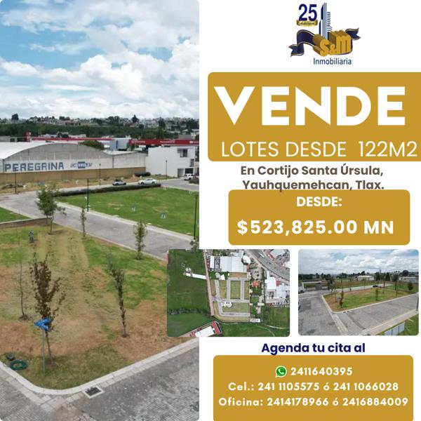 Terreno en venta en La Noria II, Yauhquemehcan, Tlaxcala