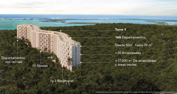 Departamento en venta en Ya Ax Tulum, Tulum, Quintana Roo