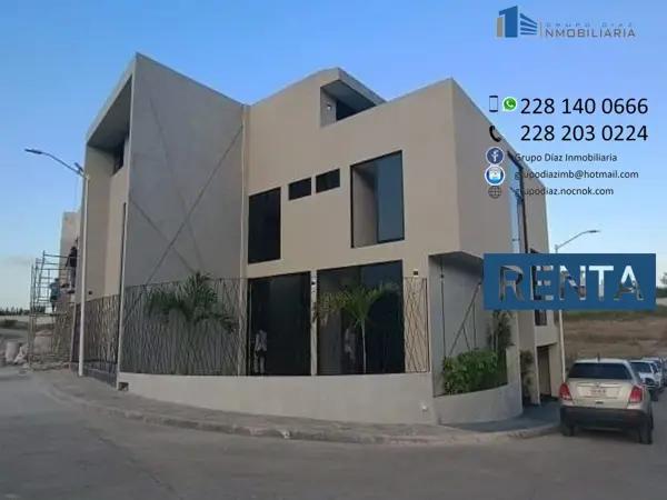 Casa en renta en Morada del Quetzal (Tres Pasos), Emiliano Zapata, Veracruz de Ignacio de la Llave