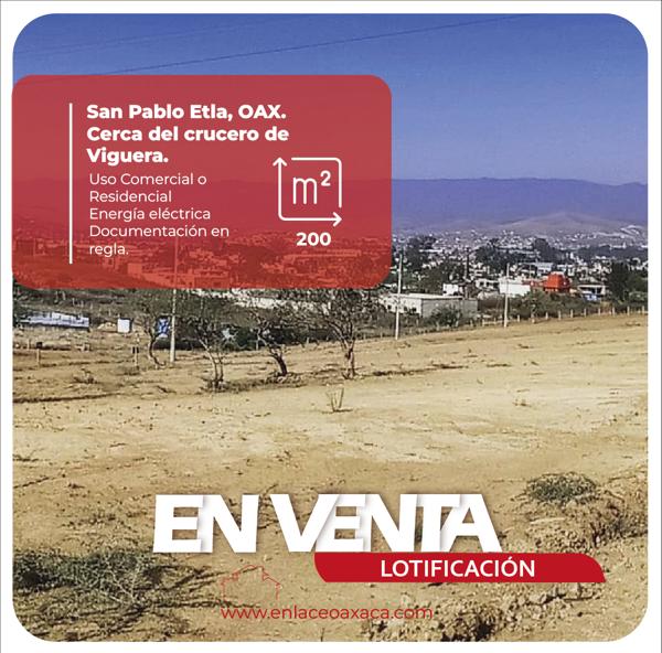 Terreno en venta en San Pablo Etla, San Pablo Etla, Oaxaca