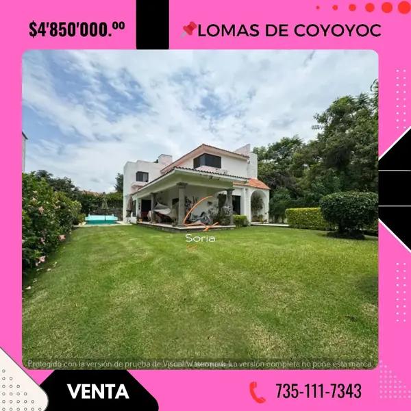 Casa en venta en Lomas de Cocoyoc, Atlatlahucan, Morelos