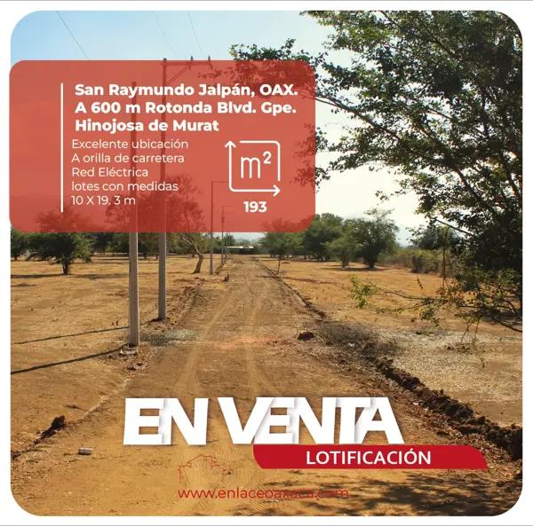 Terreno en venta en Real Antequera II, San Raymundo Jalpan, Oaxaca Terreno en venta en Real Antequera II, San Raymundo Jalpan, Oaxaca