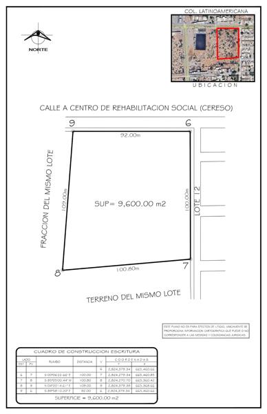Terreno en venta en Latinoamericano, Torreón, Coahuila de Zaragoza Terreno en venta en Latinoamericano, Torreón, Coahuila de Zaragoza