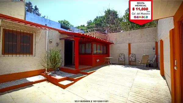 Casa en renta en Del Maestro, Oaxaca de Juárez, Oaxaca