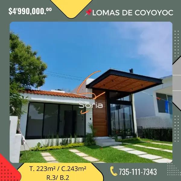 Casa en venta en Lomas de Cocoyoc, Atlatlahucan, Morelos