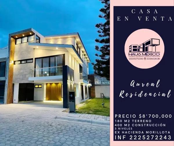 Casa en venta en Morillotla, San Andrés Cholula, Puebla
