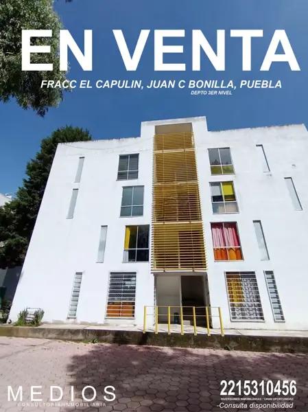 Departamento en venta en Cuanalá, Juan C. Bonilla, Puebla