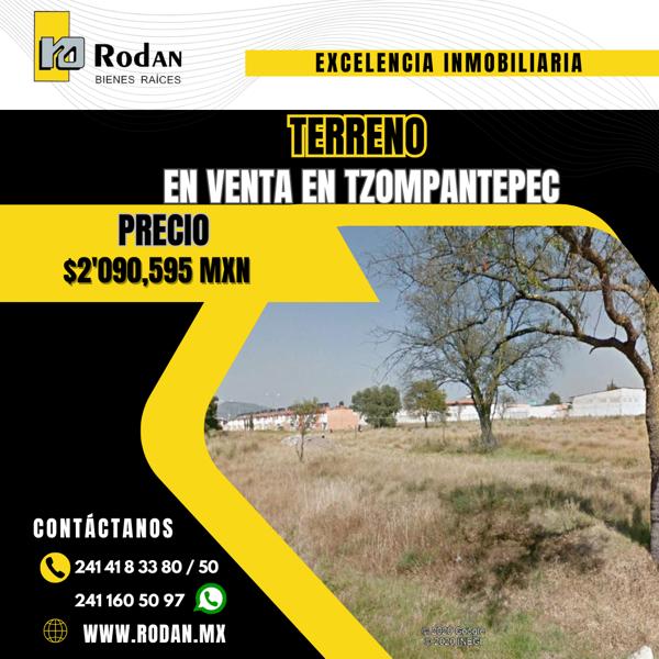 Terreno en venta en San Andrés, Tzompantepec, Tlaxcala
