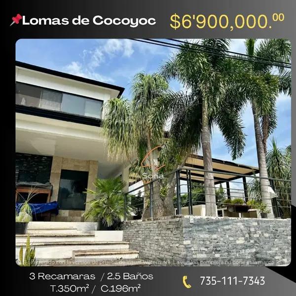 Casa en venta en Lomas de Cocoyoc, Atlatlahucan, Morelos